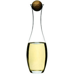 Sagaform White Wine Carafe with Oak Stopper